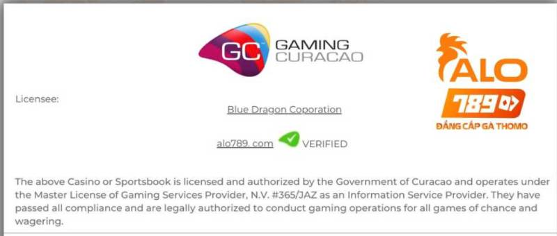 Giấy phép Curacao eGaming