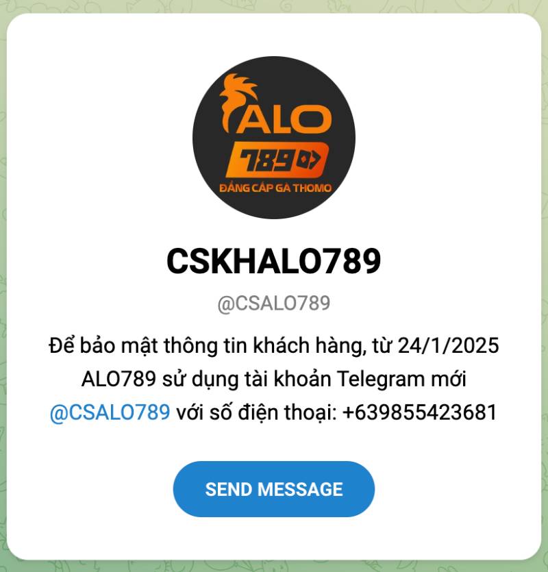 Liên Hệ 2 Liên hệ qua Telegram